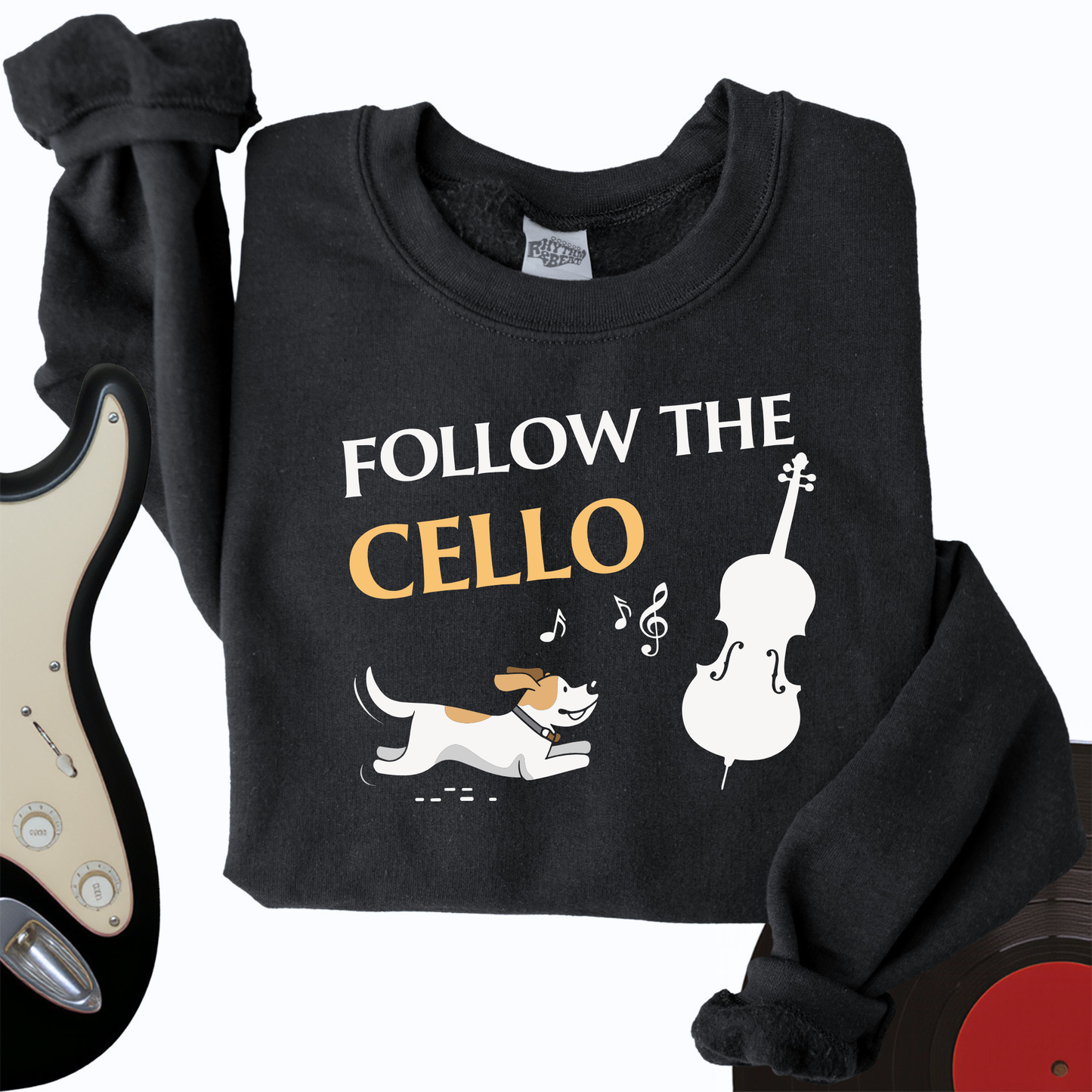 Follow The Cello Crewneck