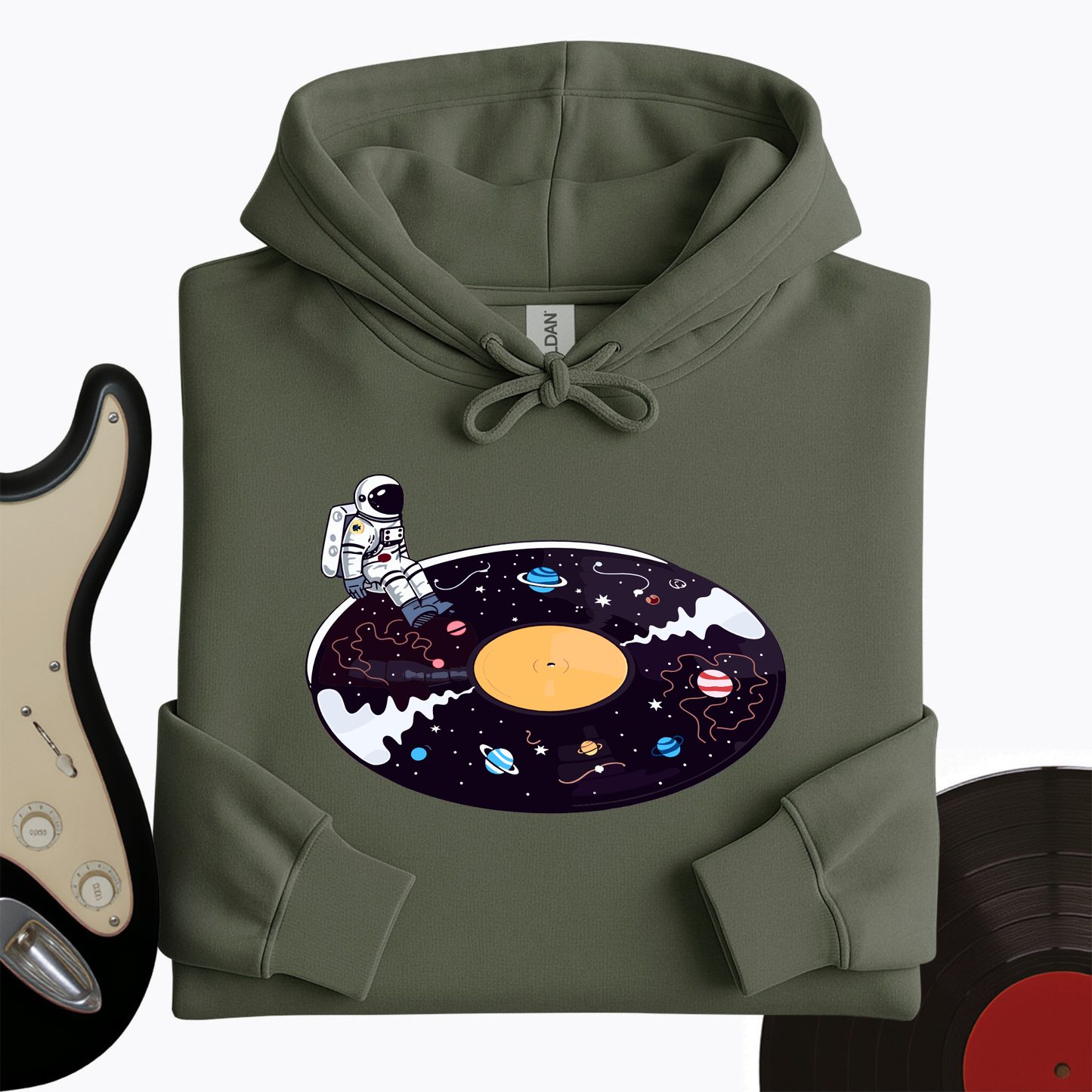 Cosmic Vinyl Hoodie