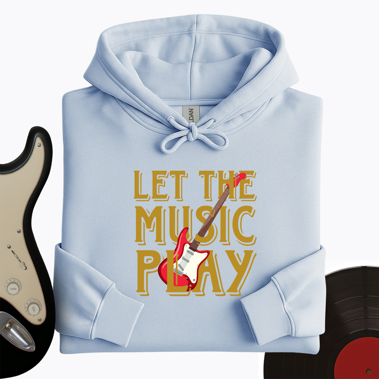 Let The Music Play Hoodie