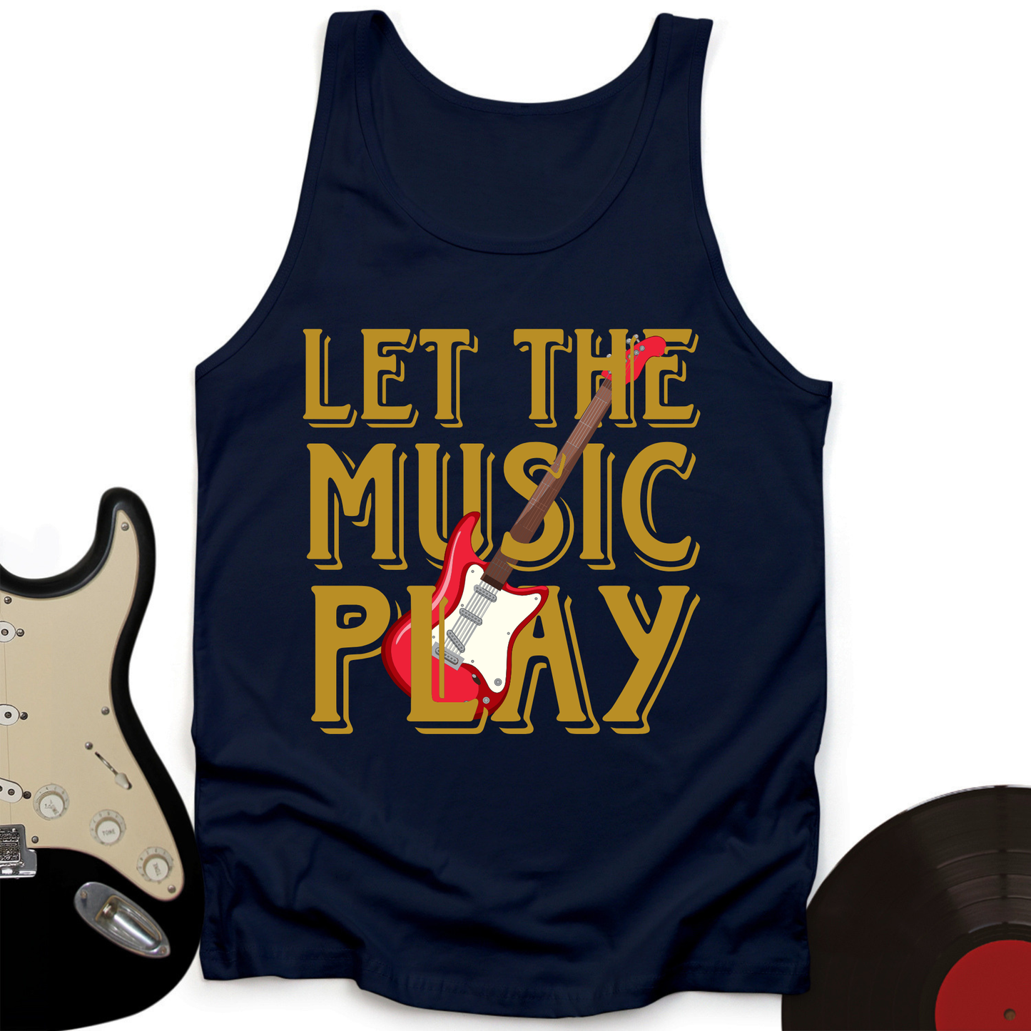 Let The Music Play Tank Top