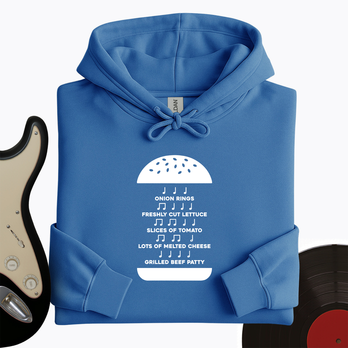 Burger Music Hoodie