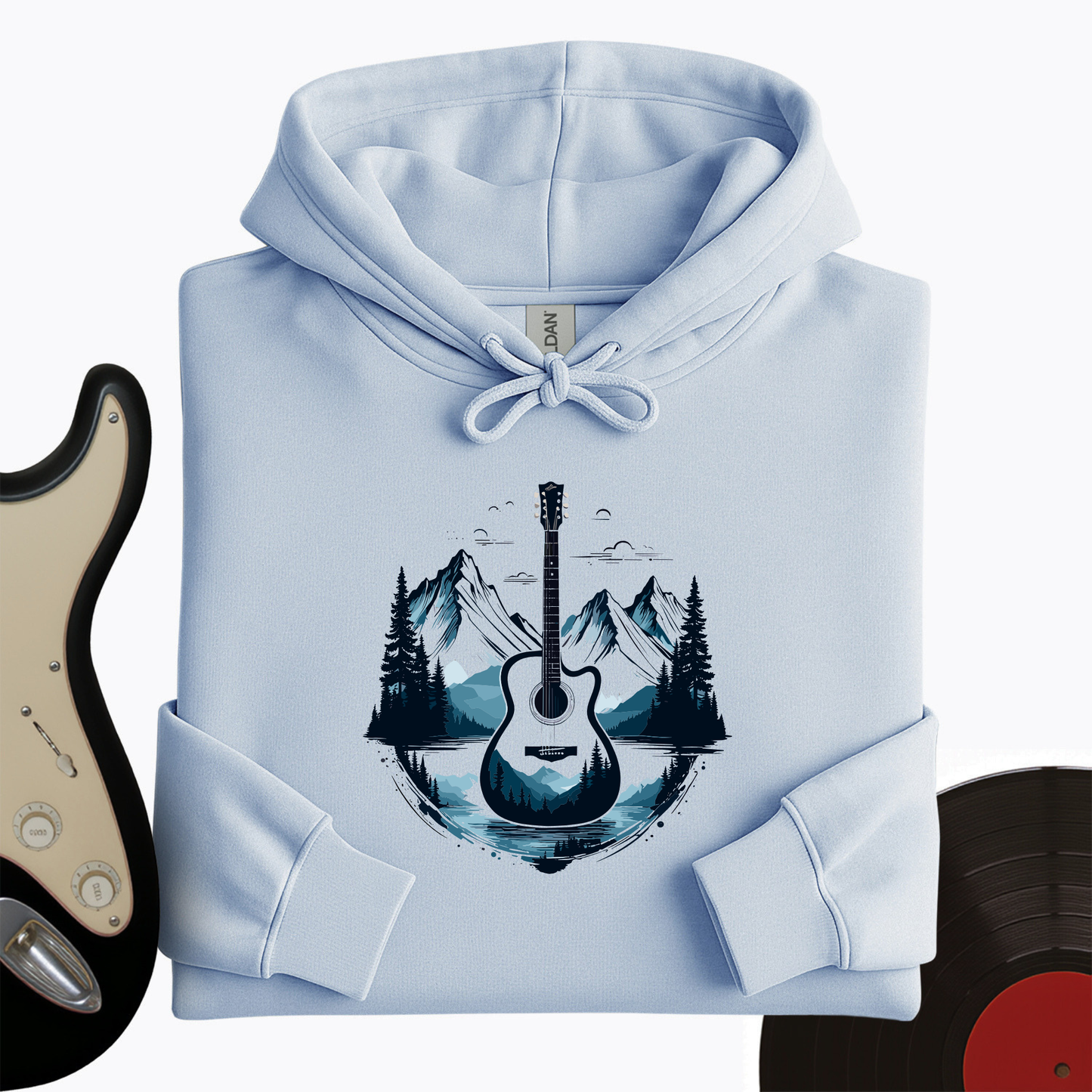Glacier Guitar Hoodie