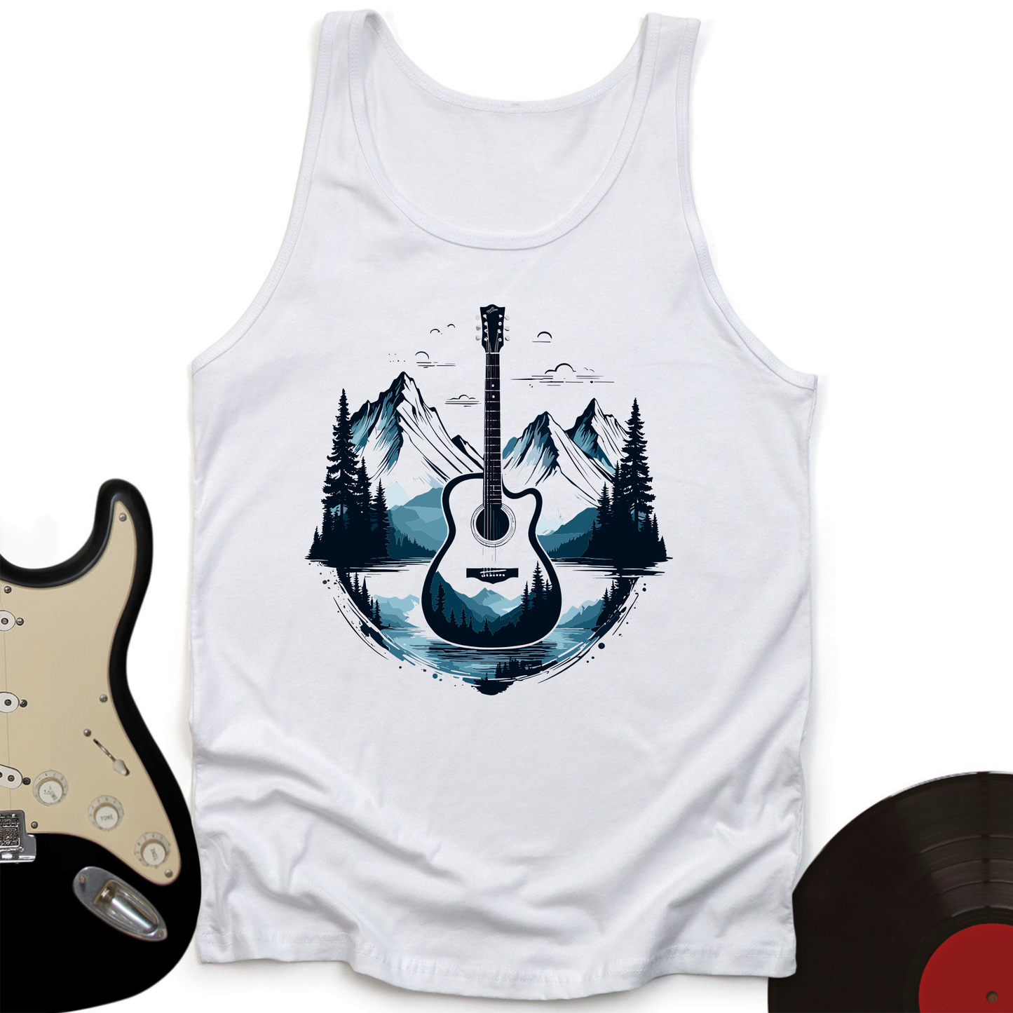 Glacier Guitar Tank Top