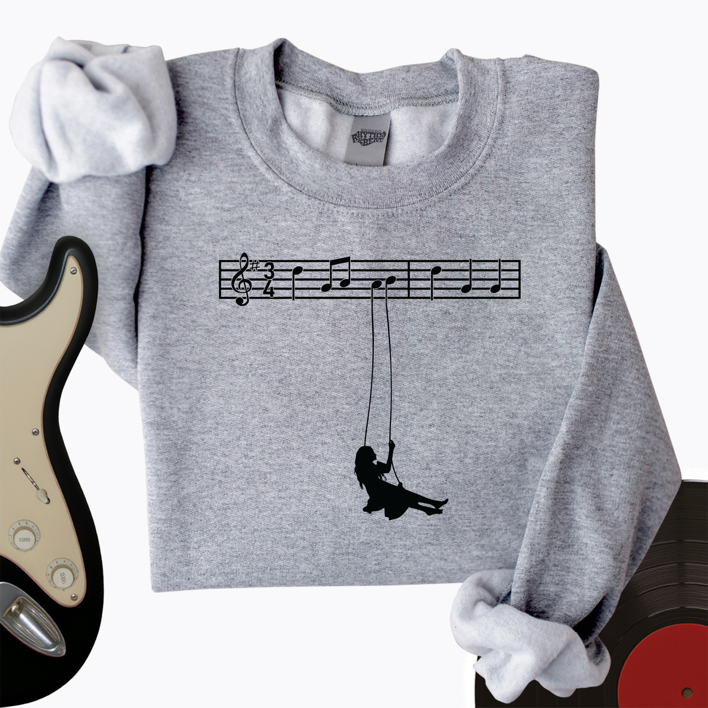 Swing With Music Crewneck