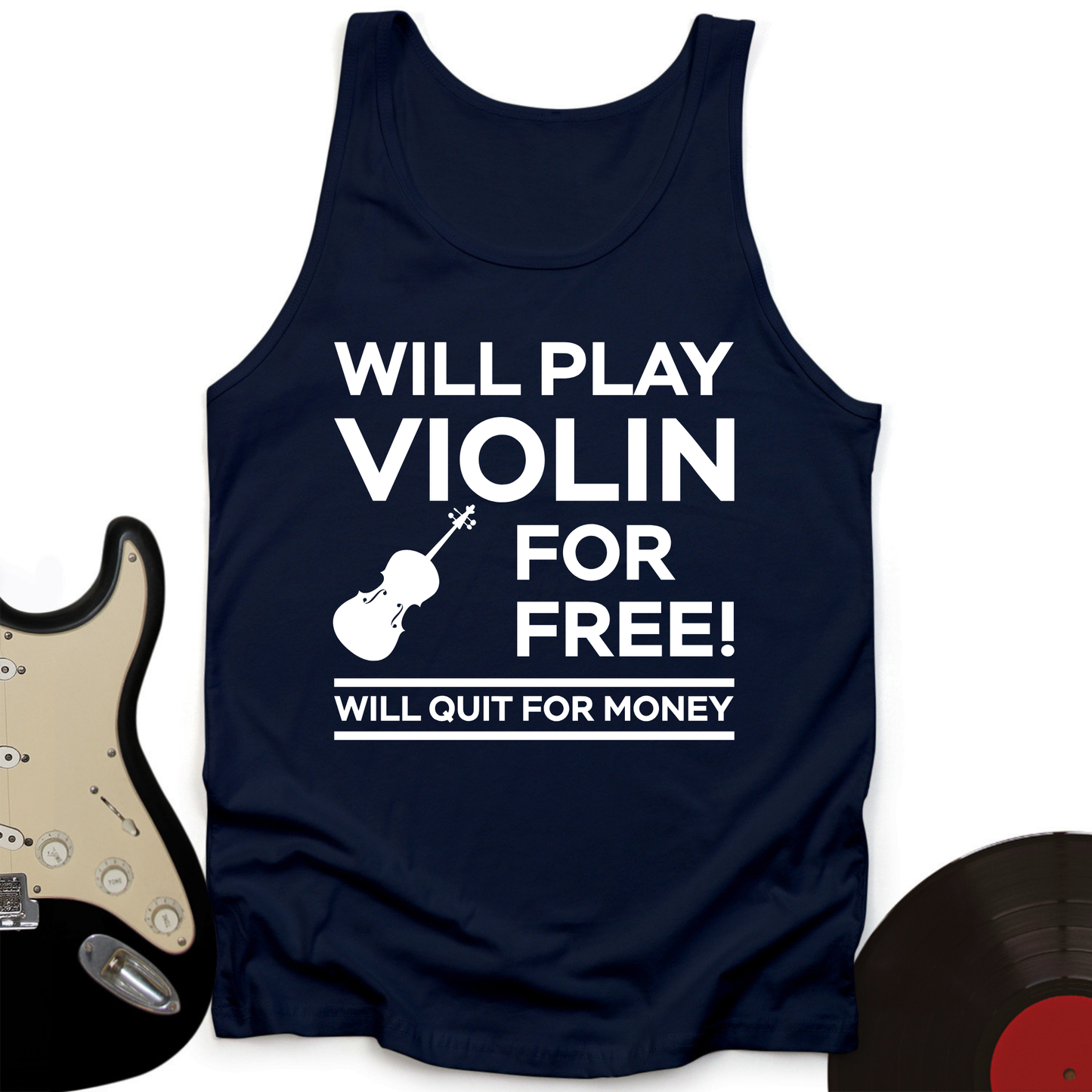 Play Violin For Free Tank Top