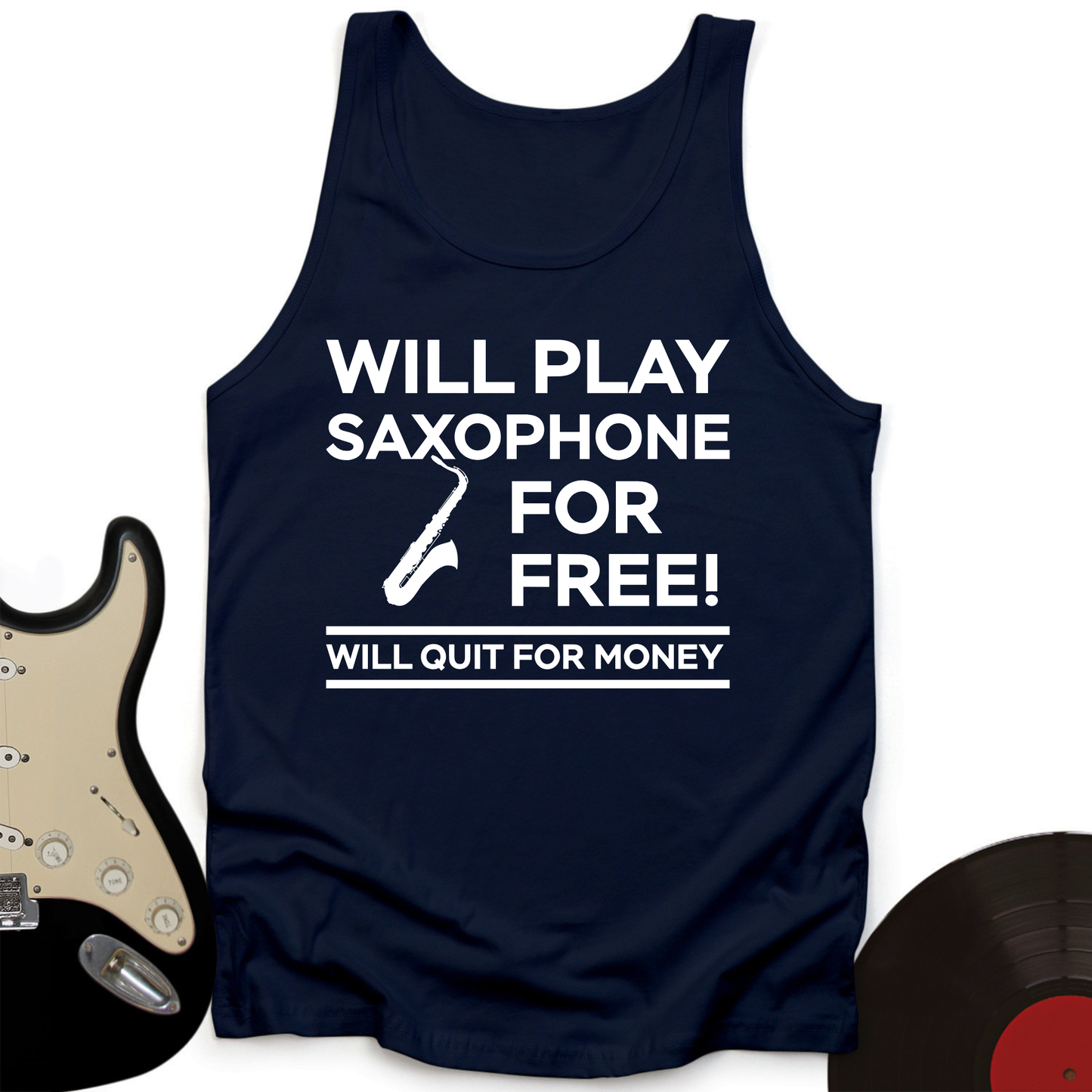 Play Saxophone For Free Tank Top