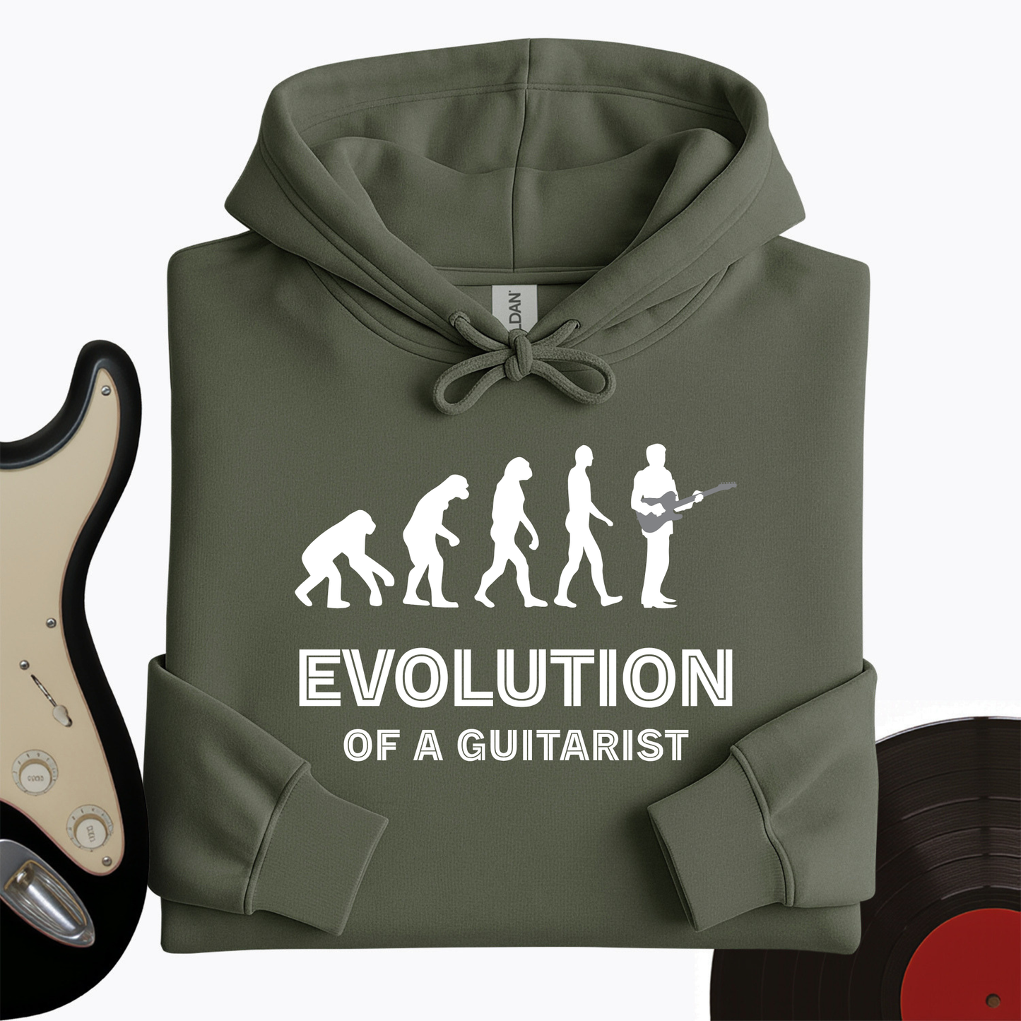 Evolution Of A Guitarist Hoodie