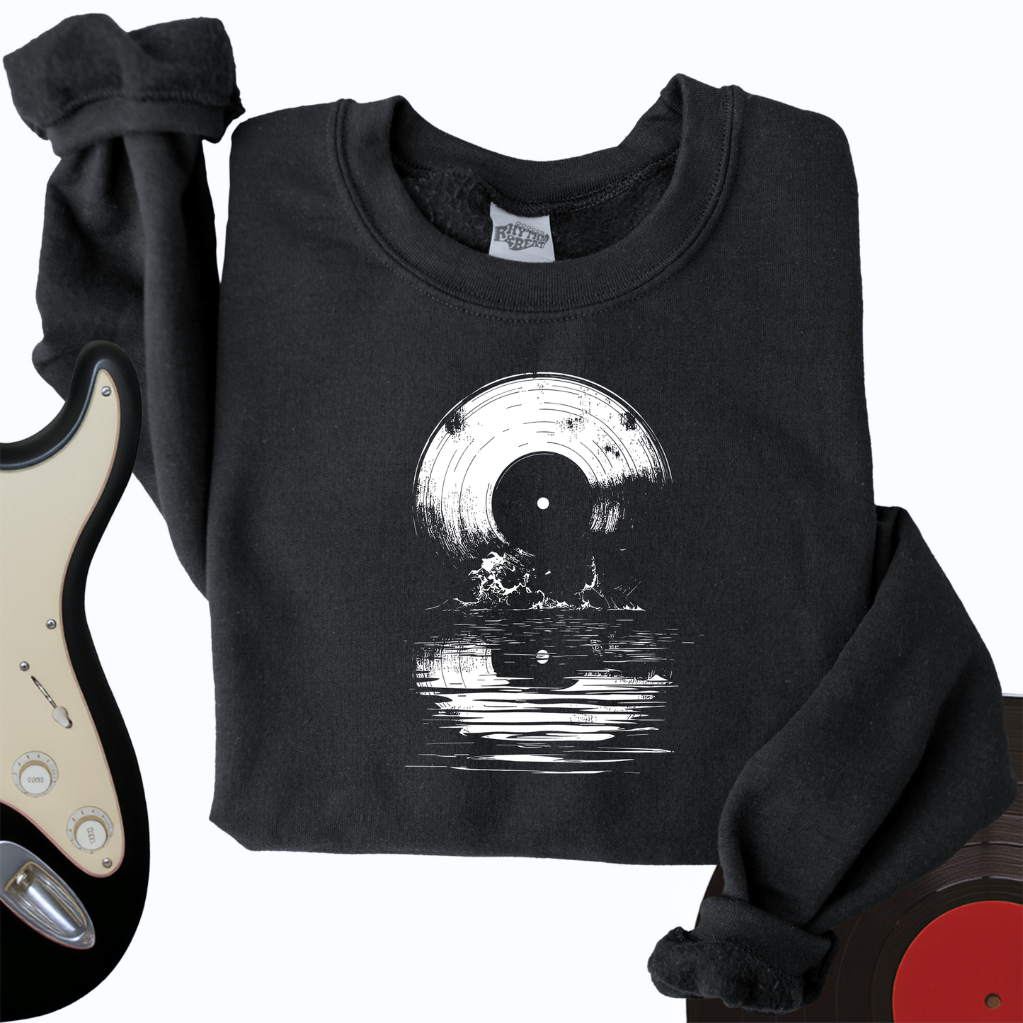 Vinyl Wave Crewneck