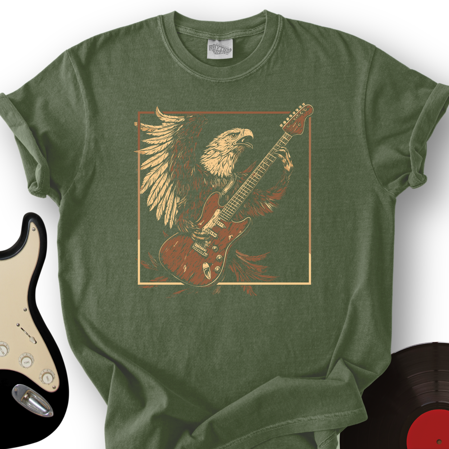 Majestic Eagle Guitar T-Shirt