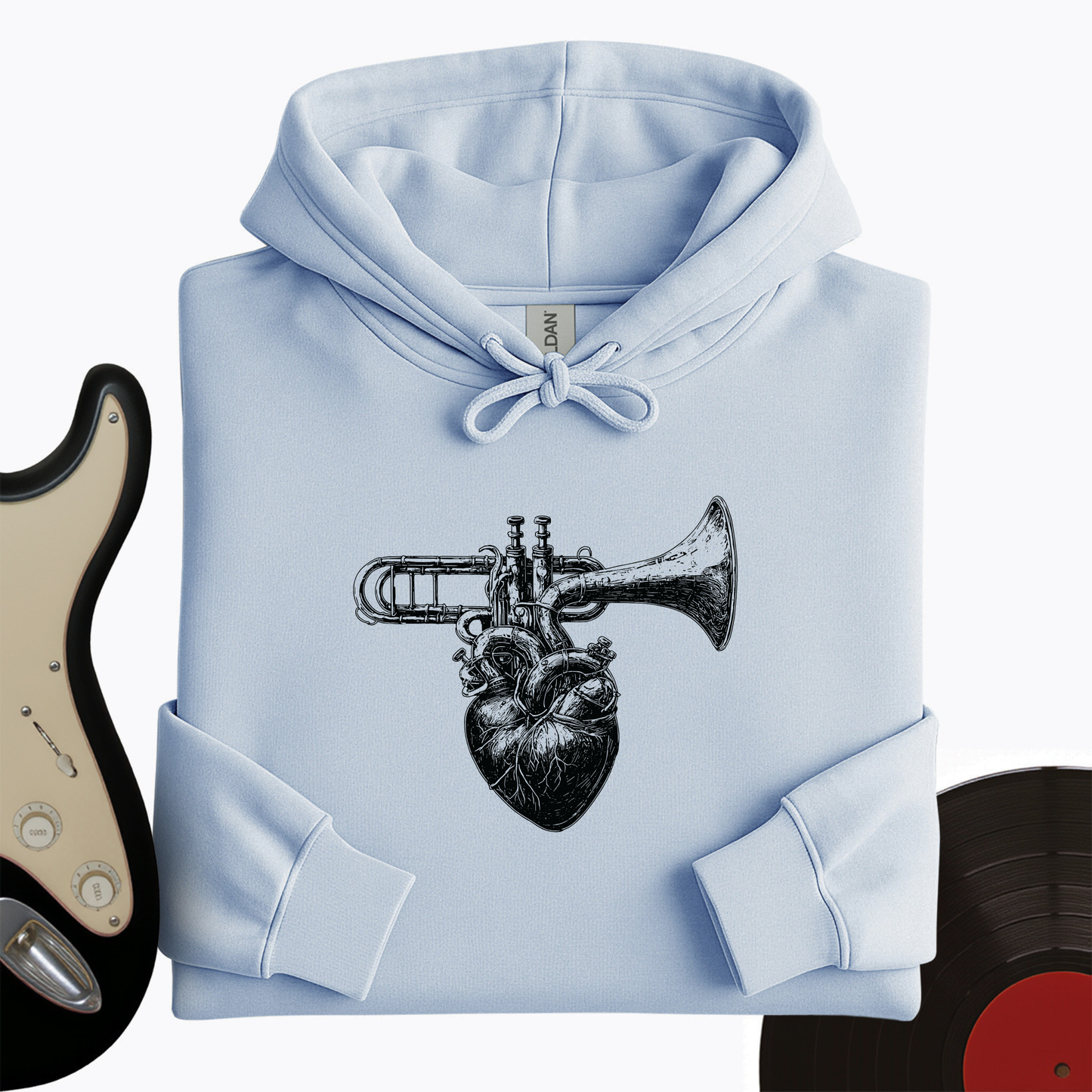 Trumpet Heart Hoodie