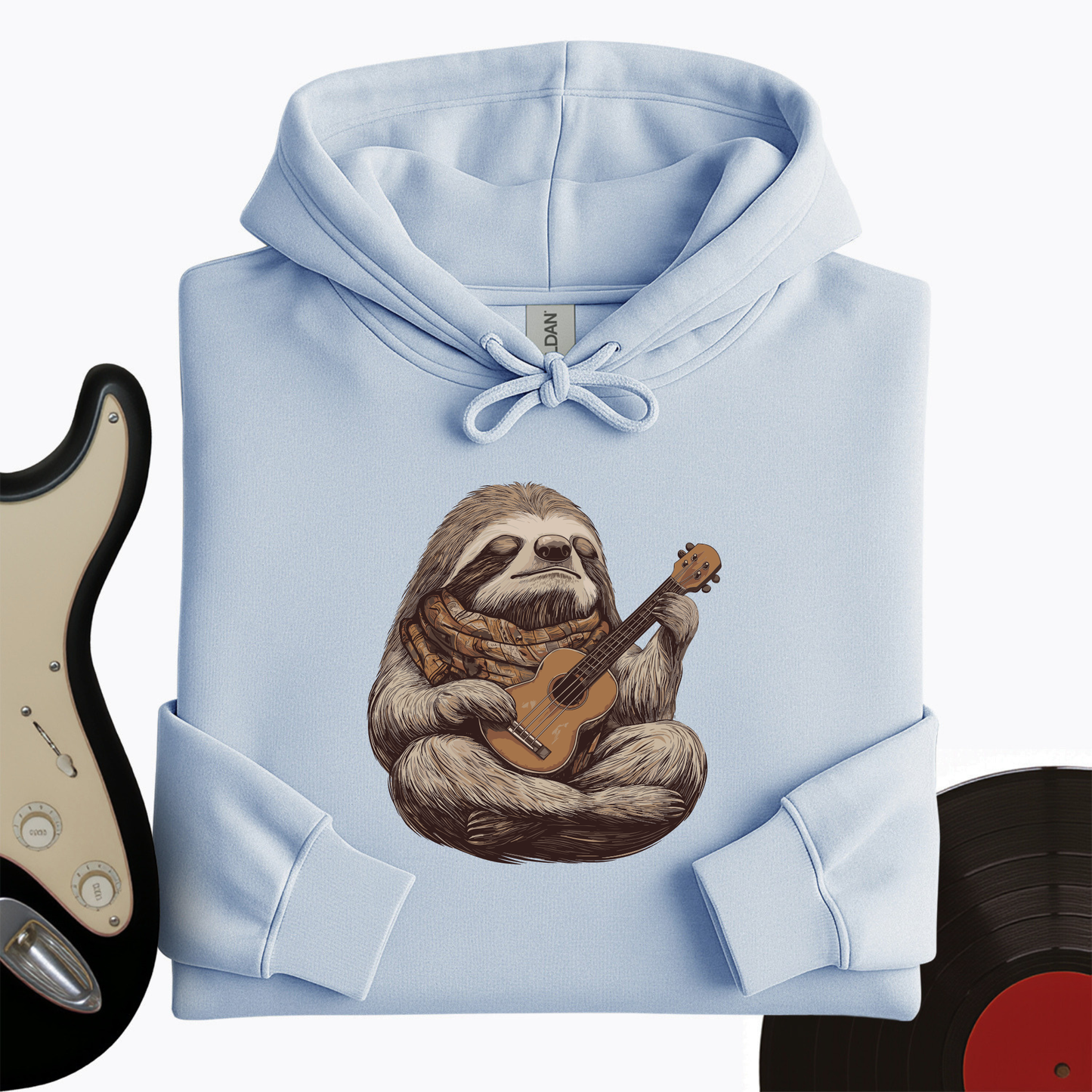 Sloth Ukulele Hoodie