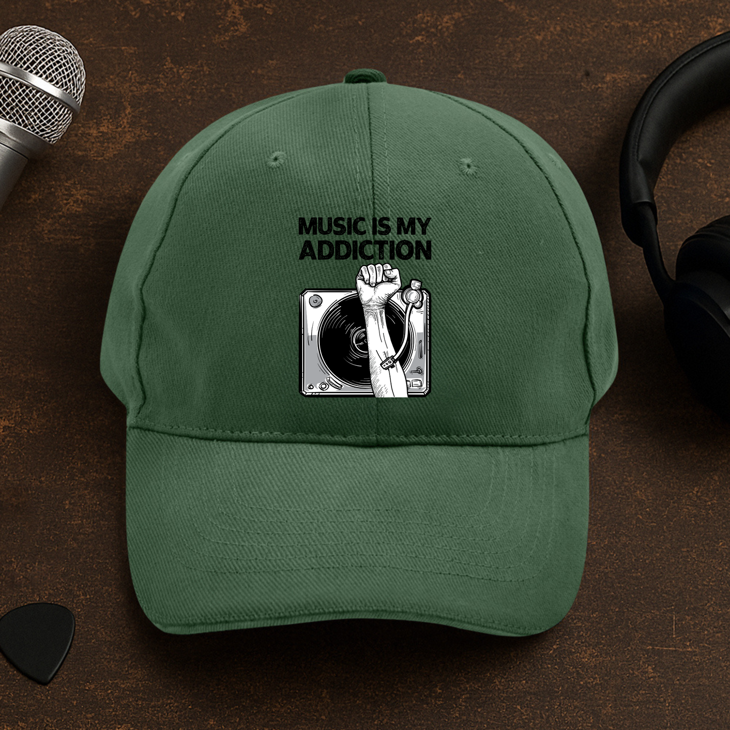 Music Is My Addiction Cap
