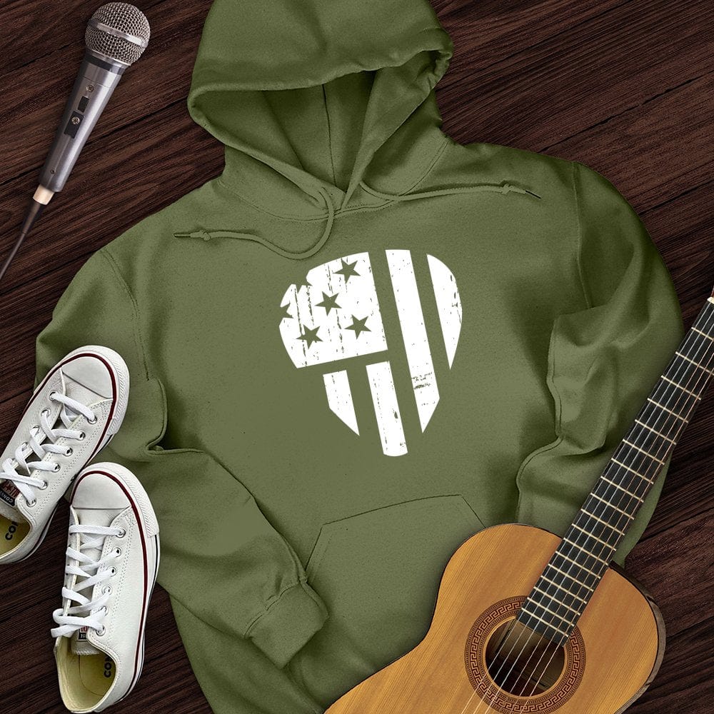 Printify Hoodie Flag Pick Hoodie