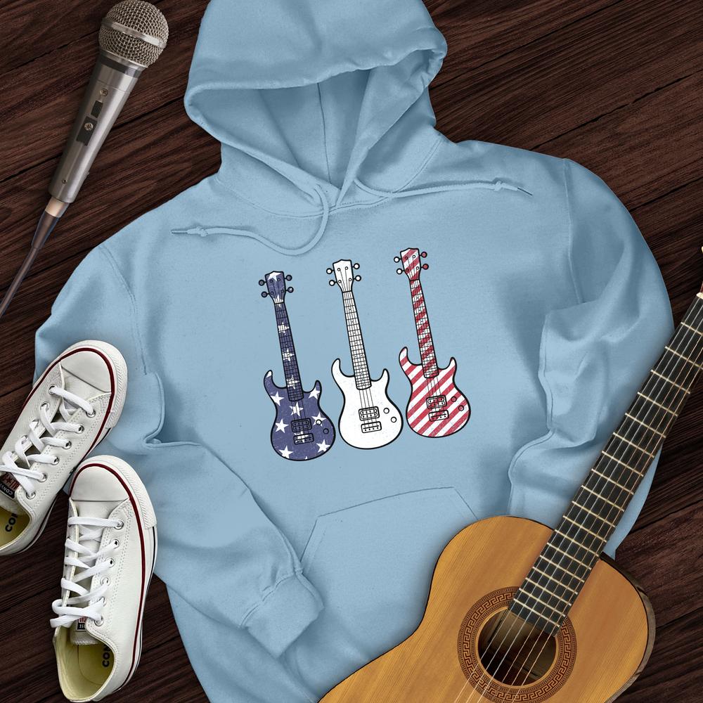 Printify Hoodie Light Blue / S American Guitars Hoodie