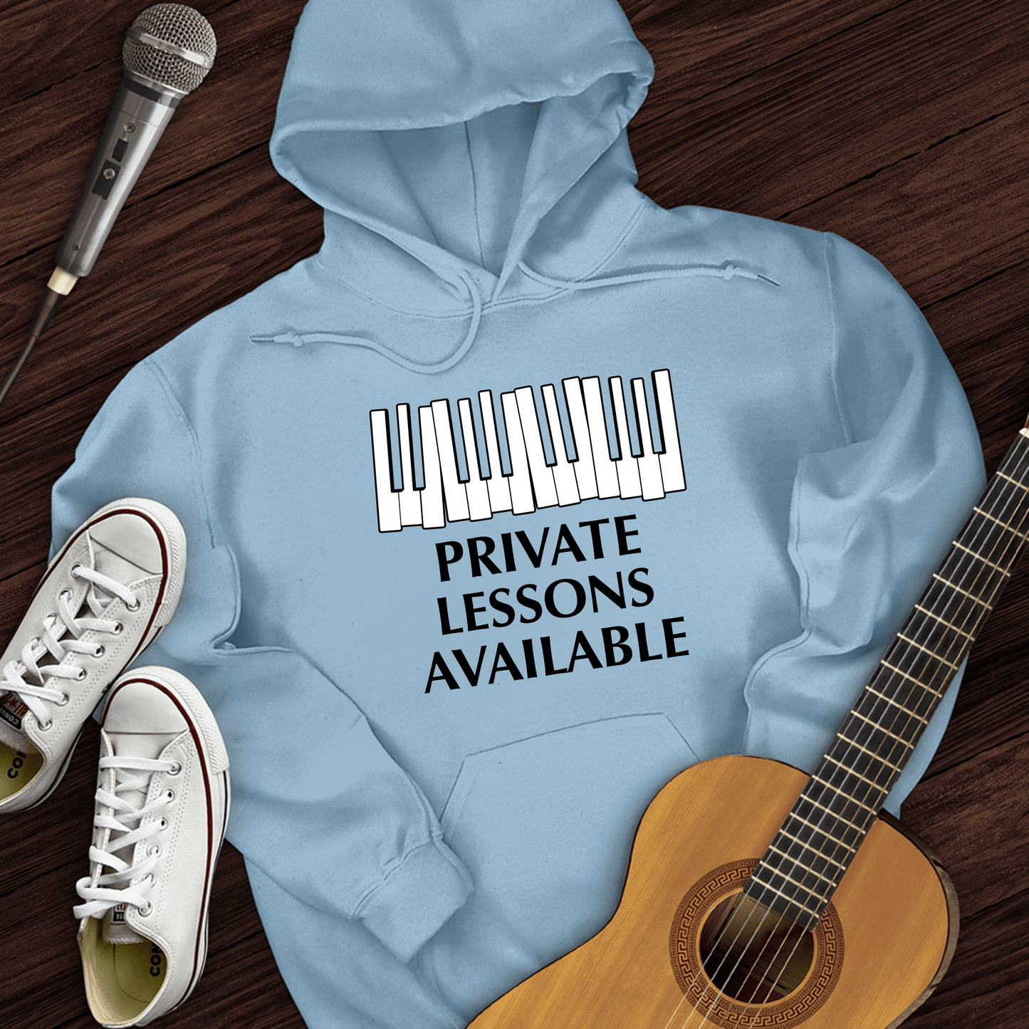 Printify Hoodie Light Blue / S Private Lessons Available Hoodie