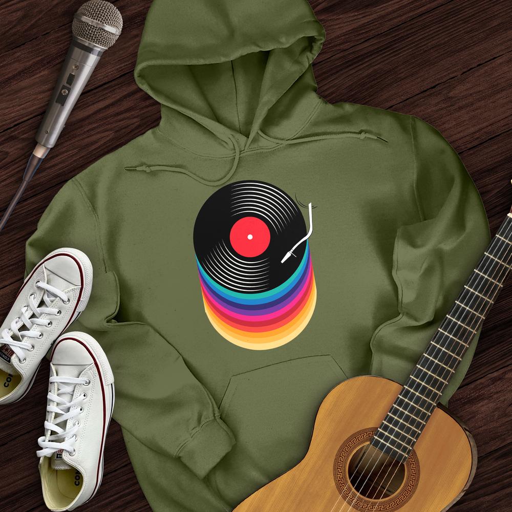 Printify Hoodie Military Green / S Turntable Hoodie