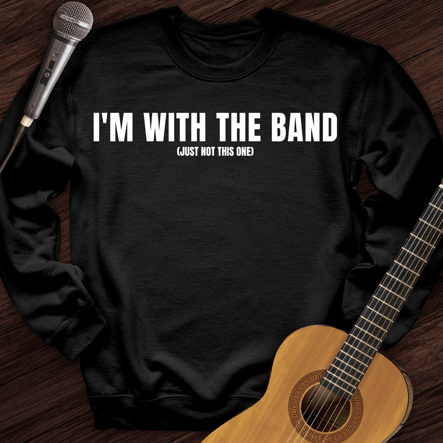 Printify Sweatshirt Black / S Not This One Crewneck