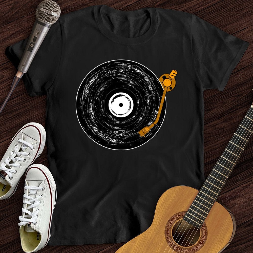 Printify T-Shirt Black / S Record T-Shirt