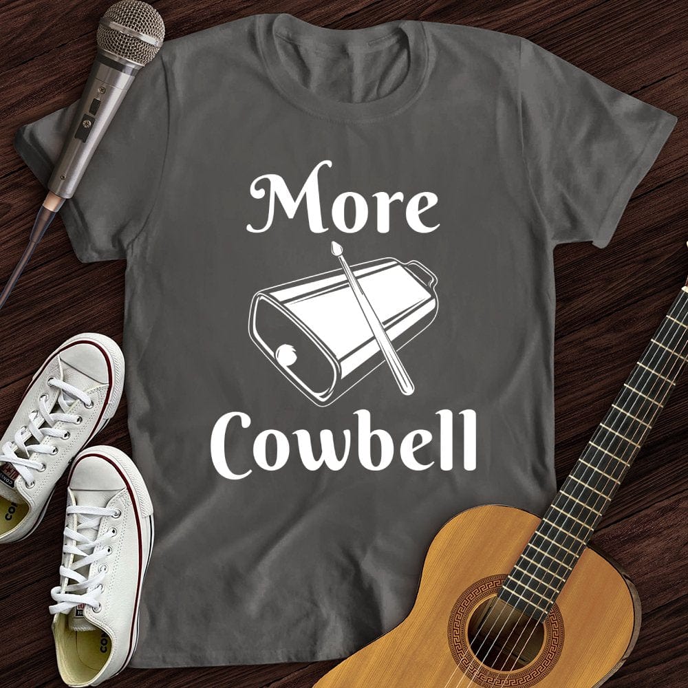 Printify T-Shirt Charcoal / S Cowbell T-Shirt