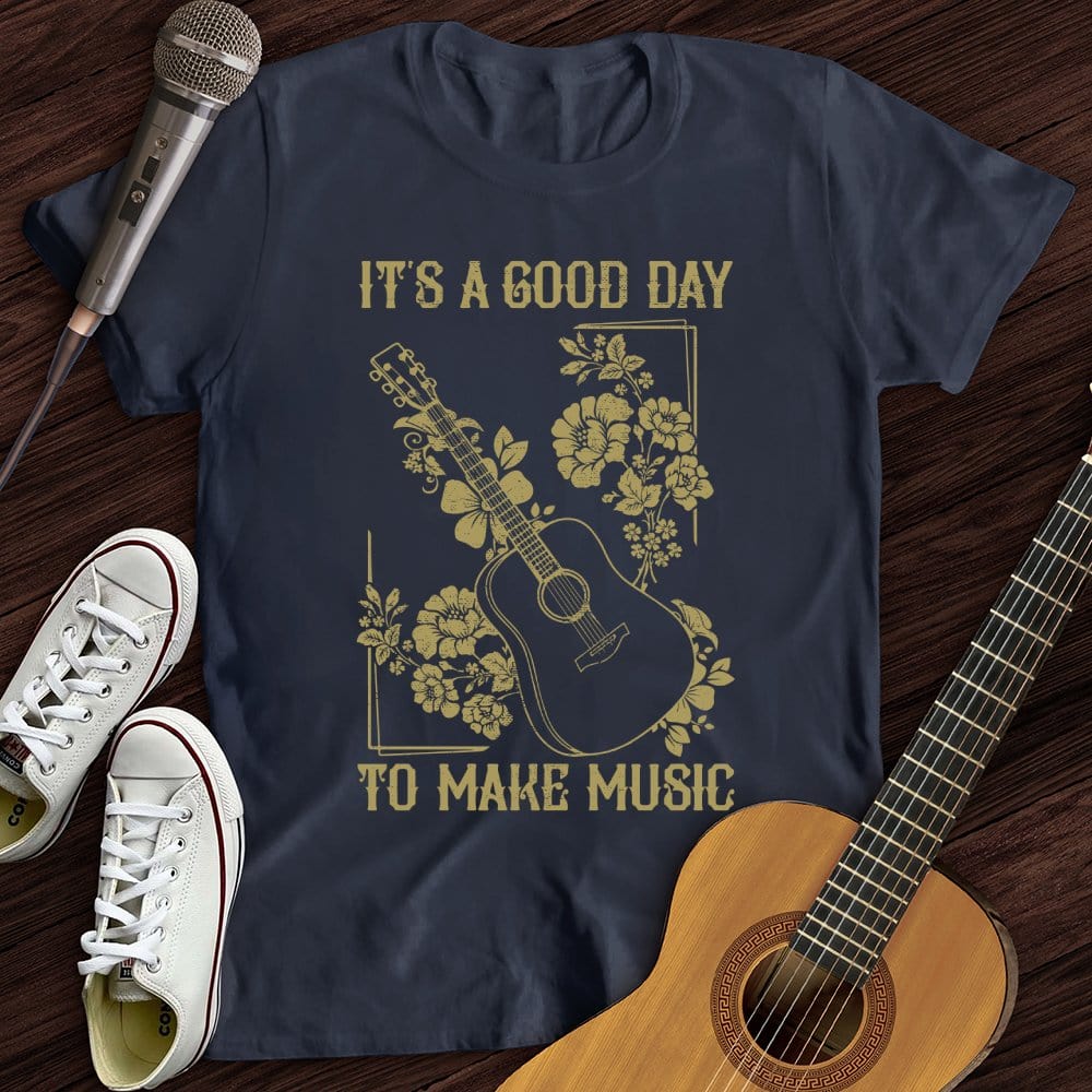 Printify T-Shirt Navy / S A Good Day T-Shirt