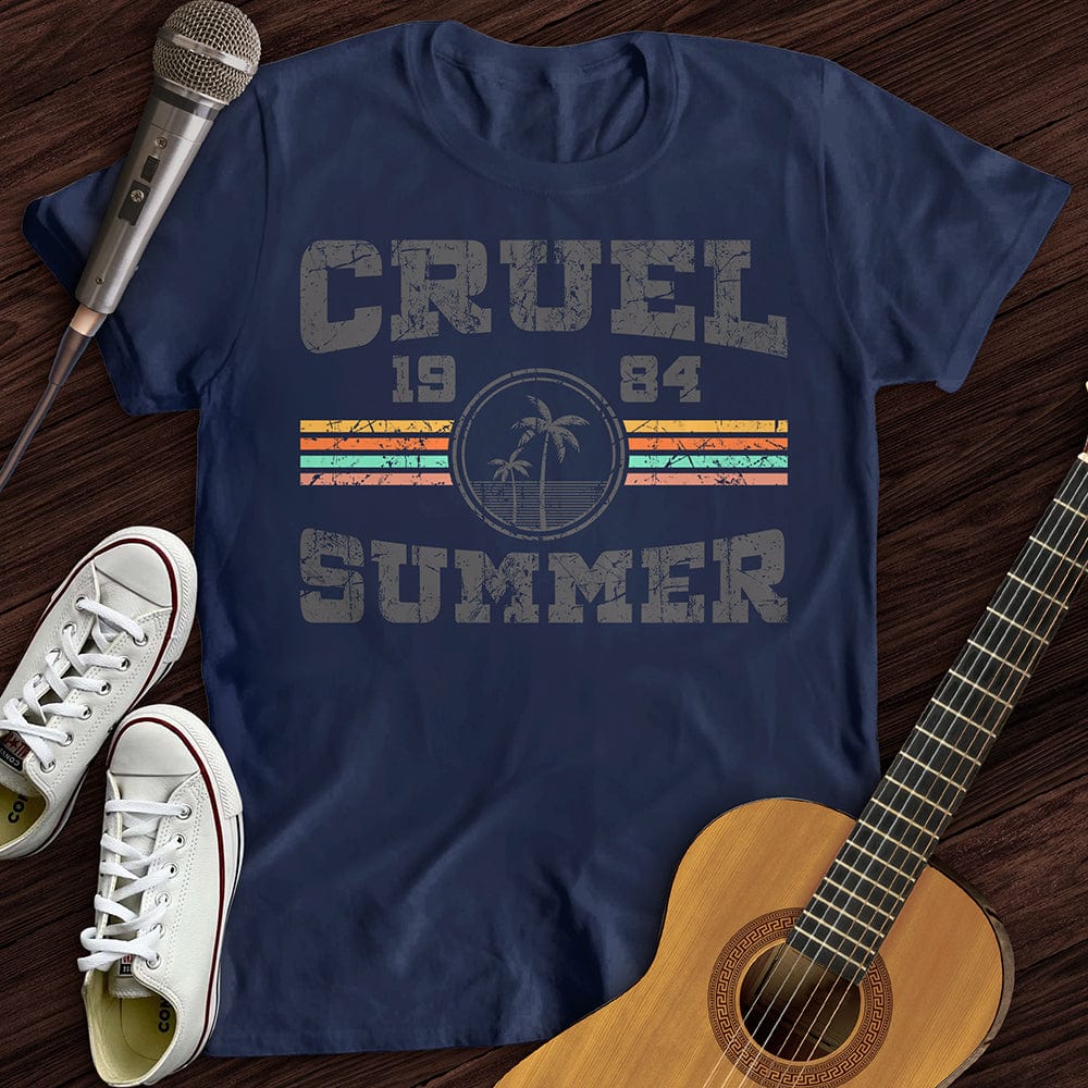 Printify T-Shirt Navy / S Cruel Summer 1984 T-Shirt