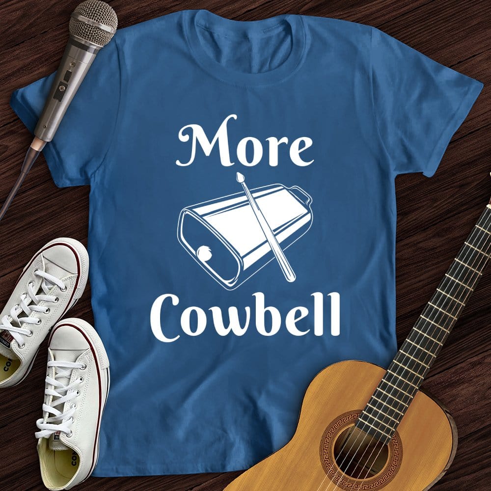 Printify T-Shirt Royal / S Cowbell T-Shirt