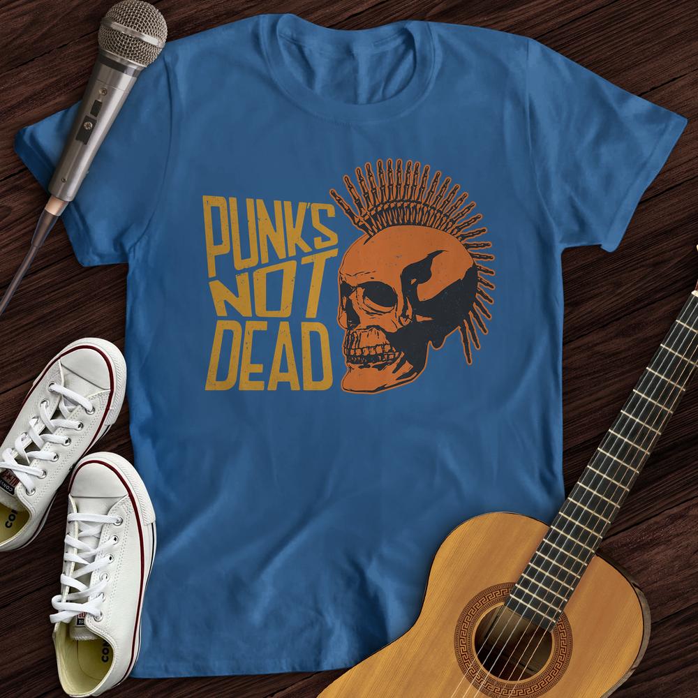 Printify T-Shirt Royal / S Punk's Not Dead T-Shirt
