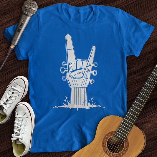Printify T-Shirt Royal / S Rock on Guitar T-Shirt