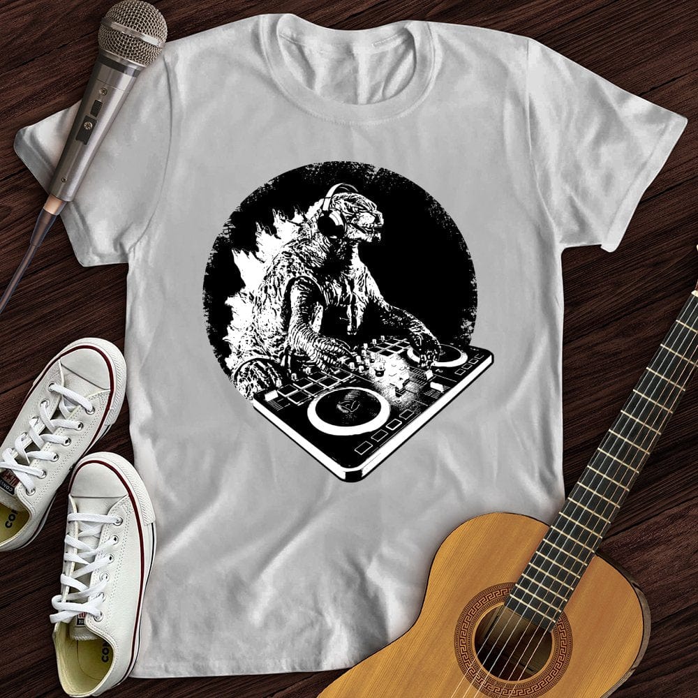 Printify T-Shirt White / S Dino DJ T-Shirt