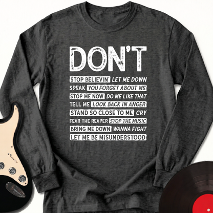 Don't Long Sleeve
