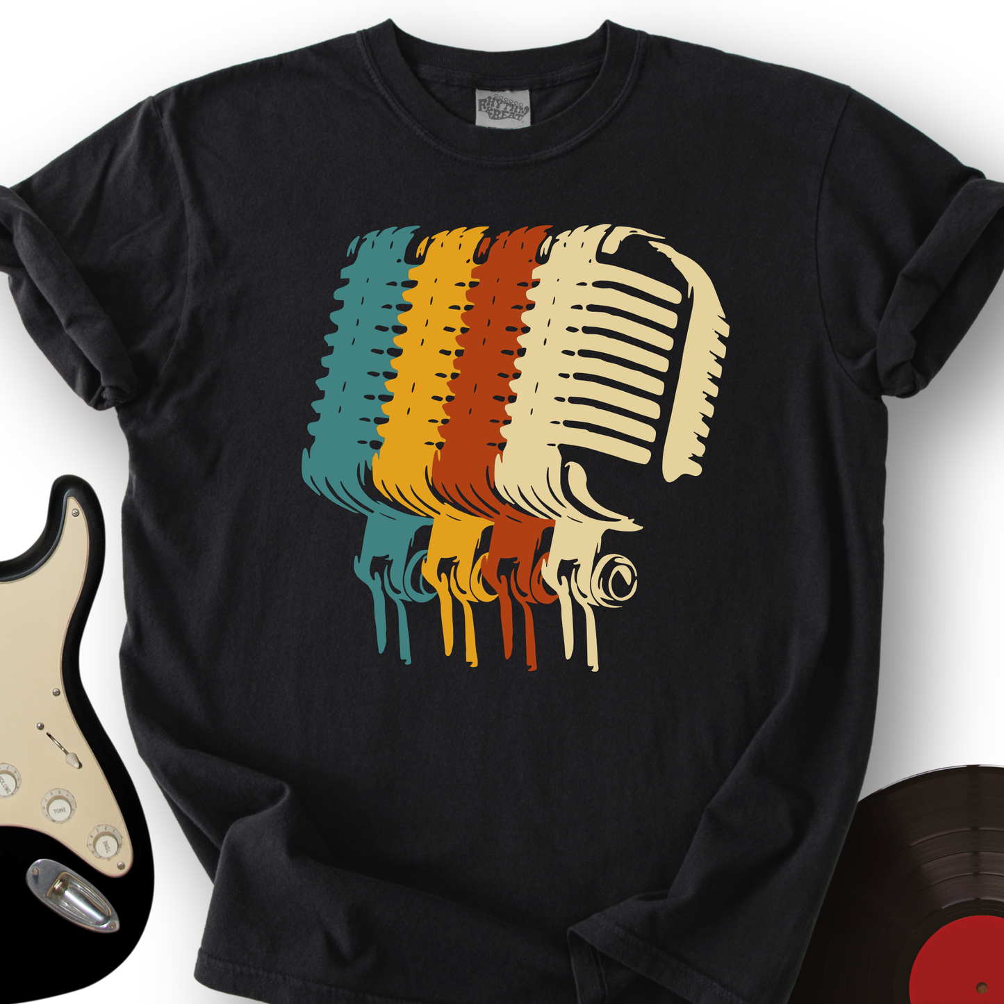 Retro Microphone T-Shirt