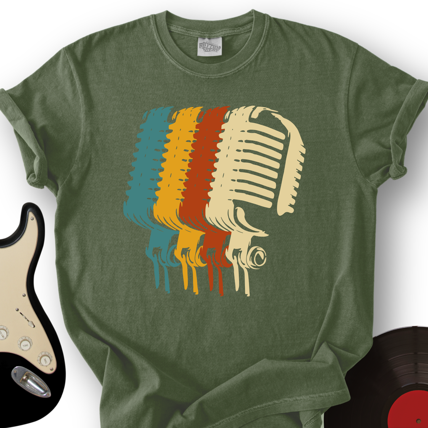 Retro Microphone T-Shirt