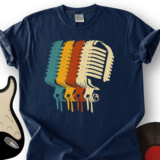 Retro Microphone T-Shirt