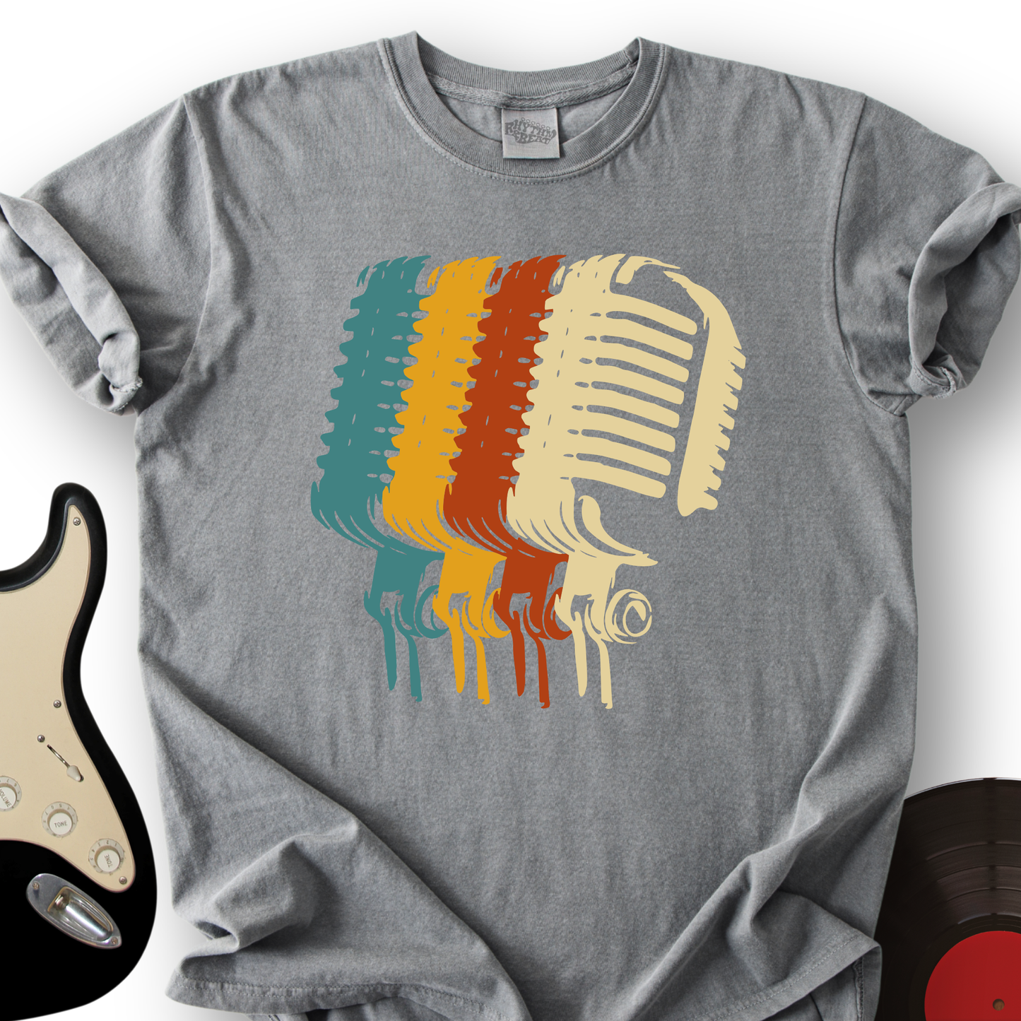Retro Microphone T-Shirt