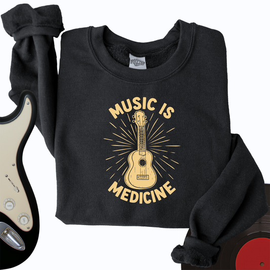 Music Is My Medicine Crewneck