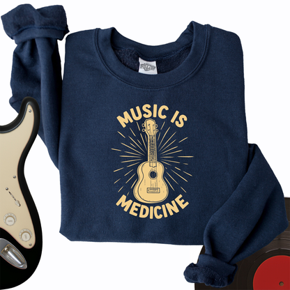 Music Is My Medicine Crewneck