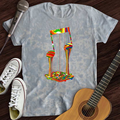 Melting Note Tie Dye T-Shirt