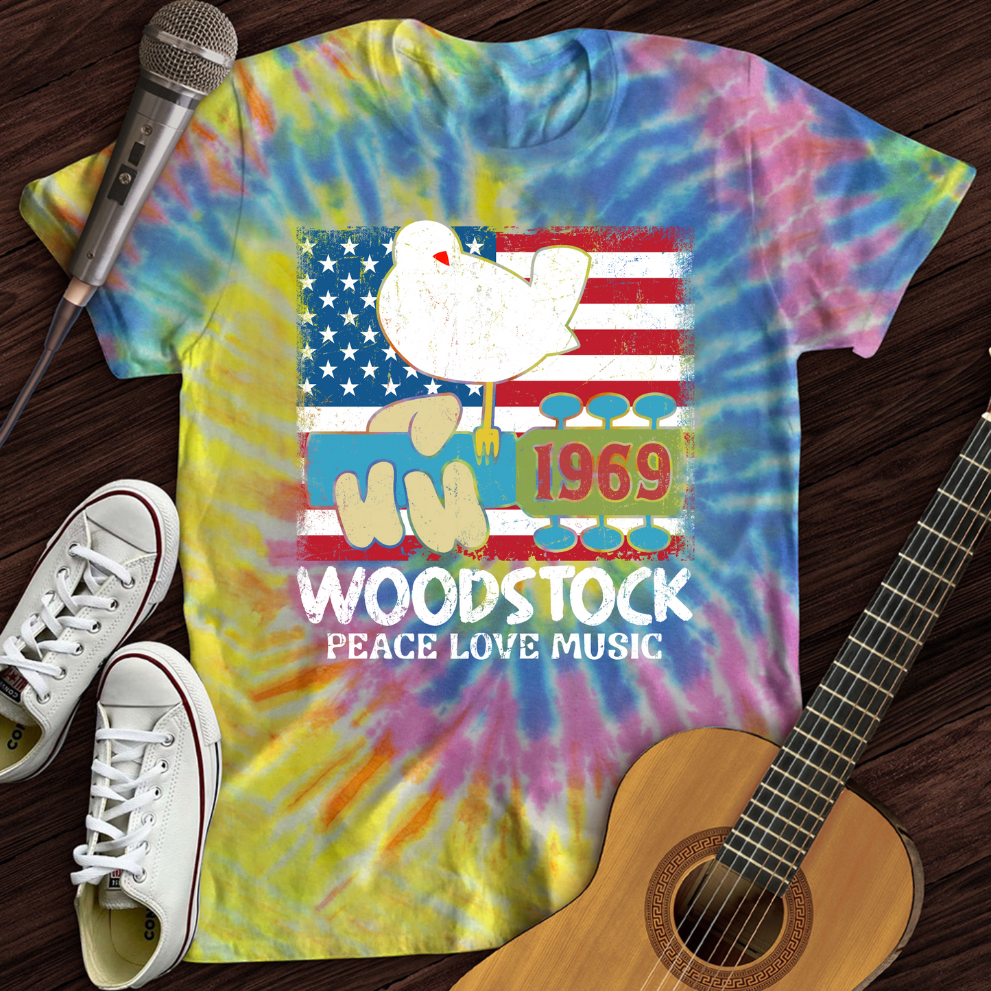 Woodstock 1969 Tie Dye T-Shirt