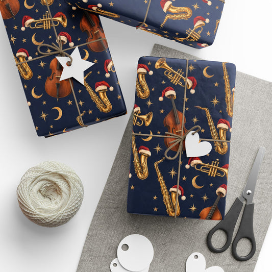 Jazzy Holiday Wrapping Paper