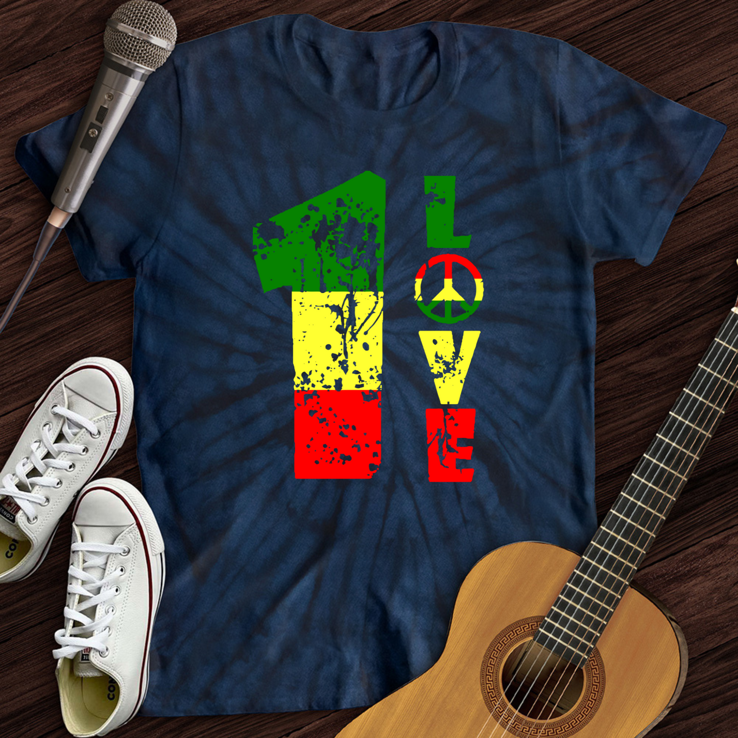 1 Love Tie Dye T-Shirt