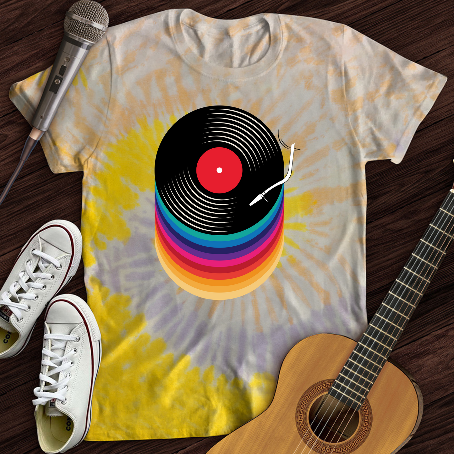 Turntable Tie Dye T-Shirt