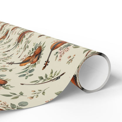 Watercolor Violin Wrapping Paper