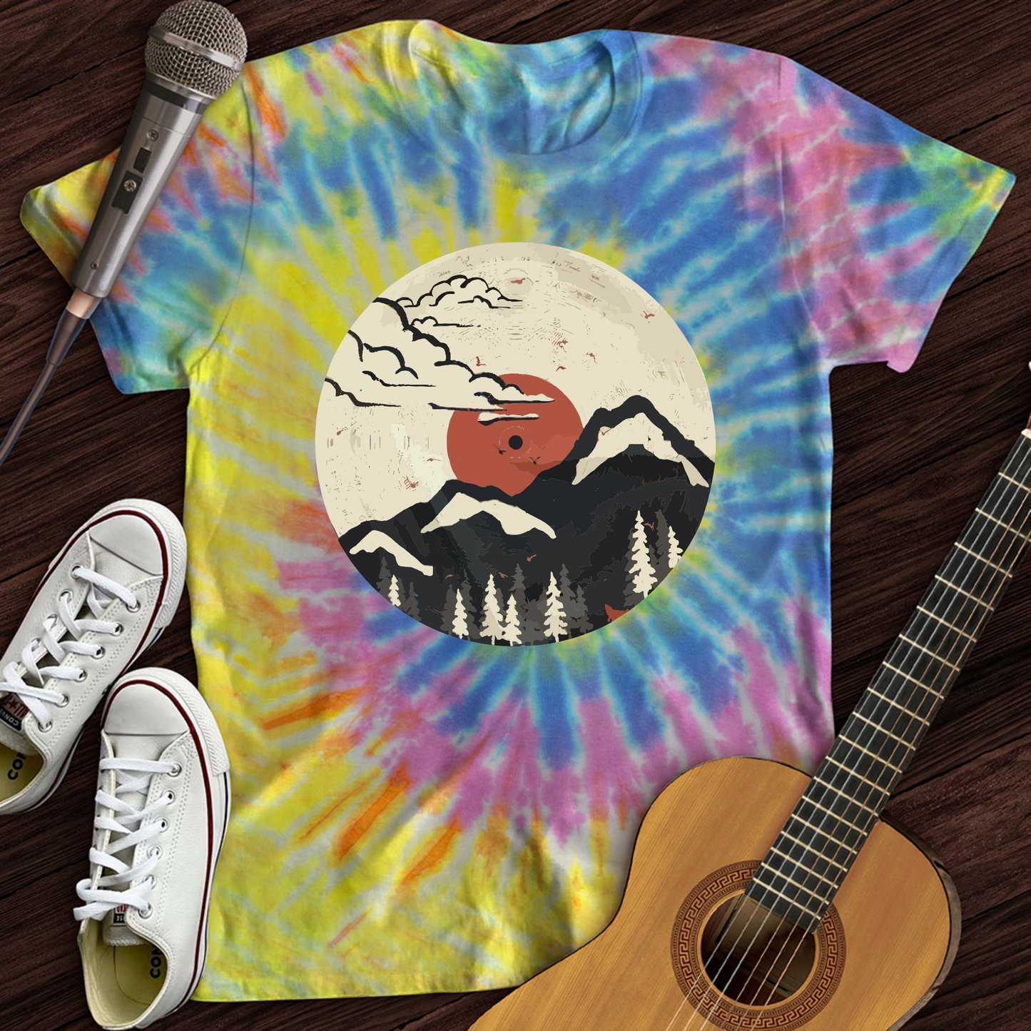 Nature Record Tie Dye T-Shirt