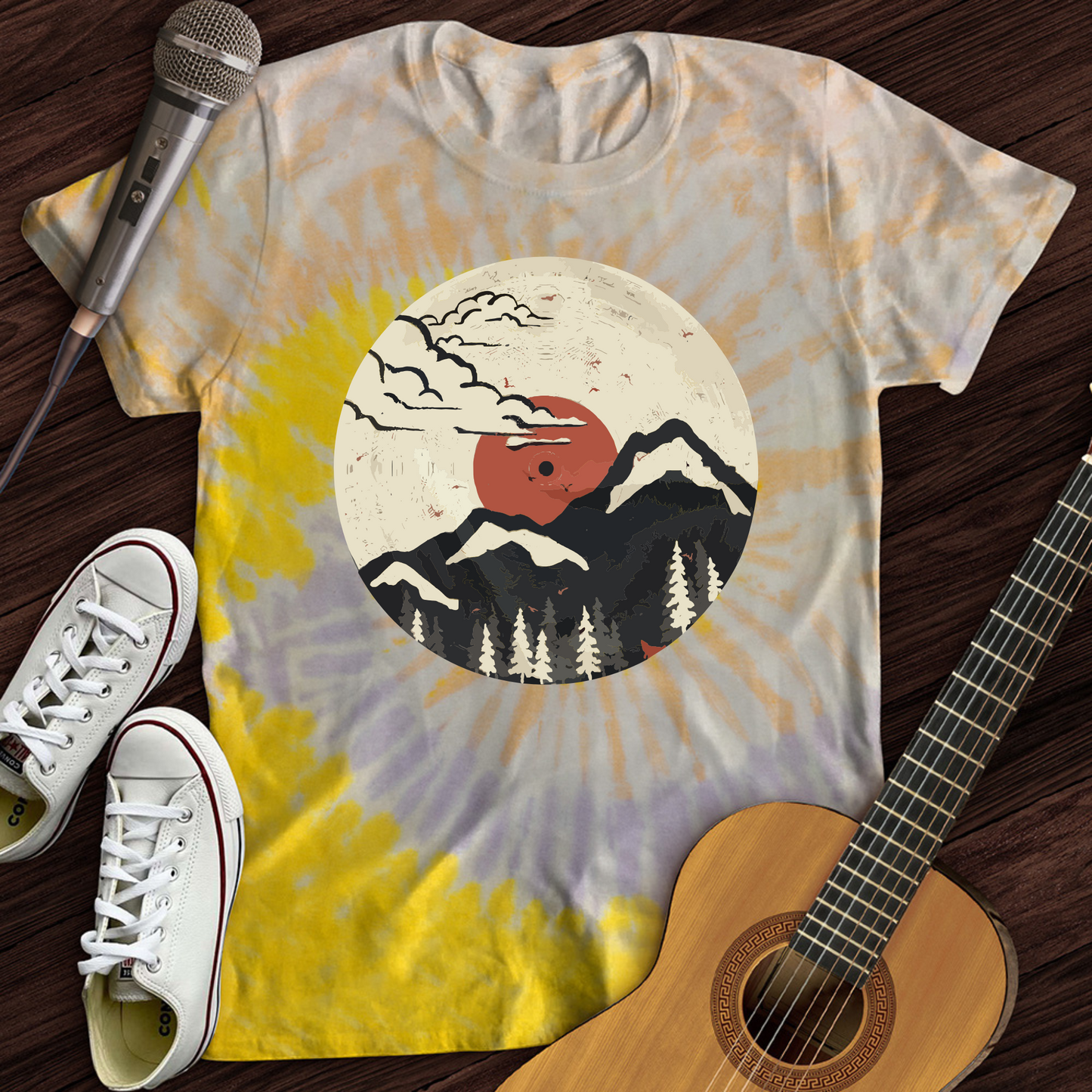 Nature Record Tie Dye T-Shirt