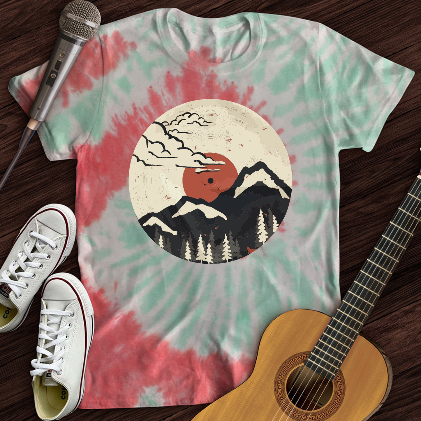 Nature Record Tie Dye T-Shirt