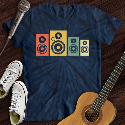 Rainbow Speakers Tie Dye T-Shirt