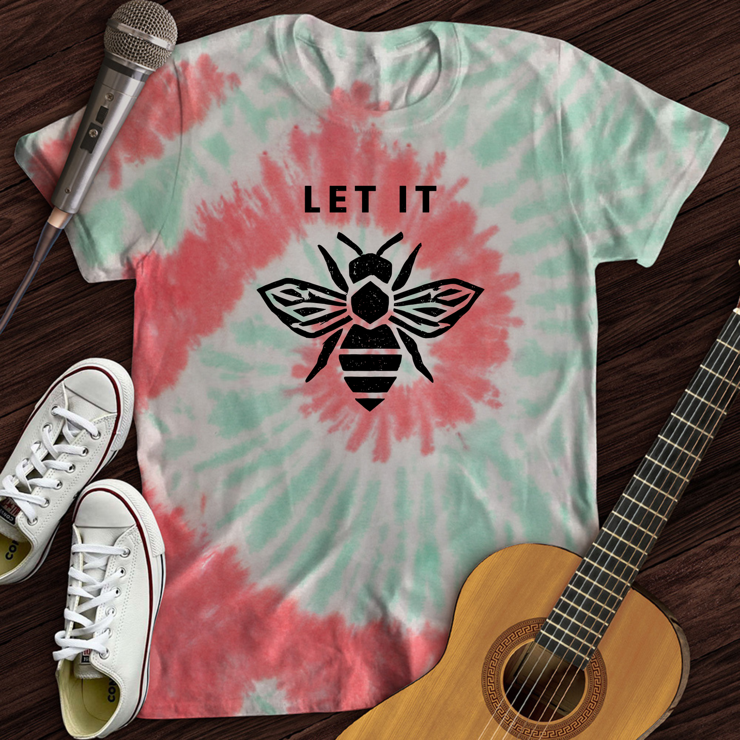 Let It Bee Tie Dye T-Shirt