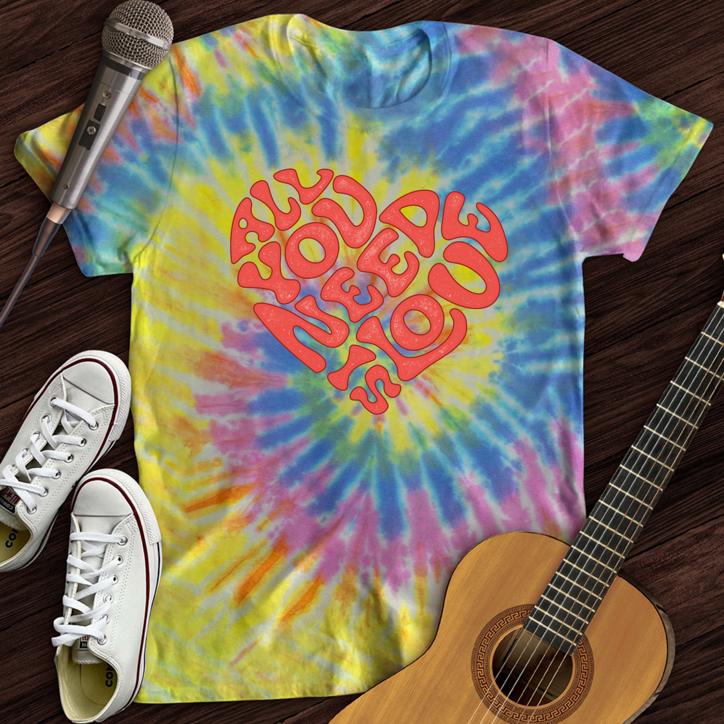 All You Need Is Love Tie Dye T-Shirt