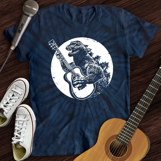 Dinosaur Guitar Tie Dye T-Shirt