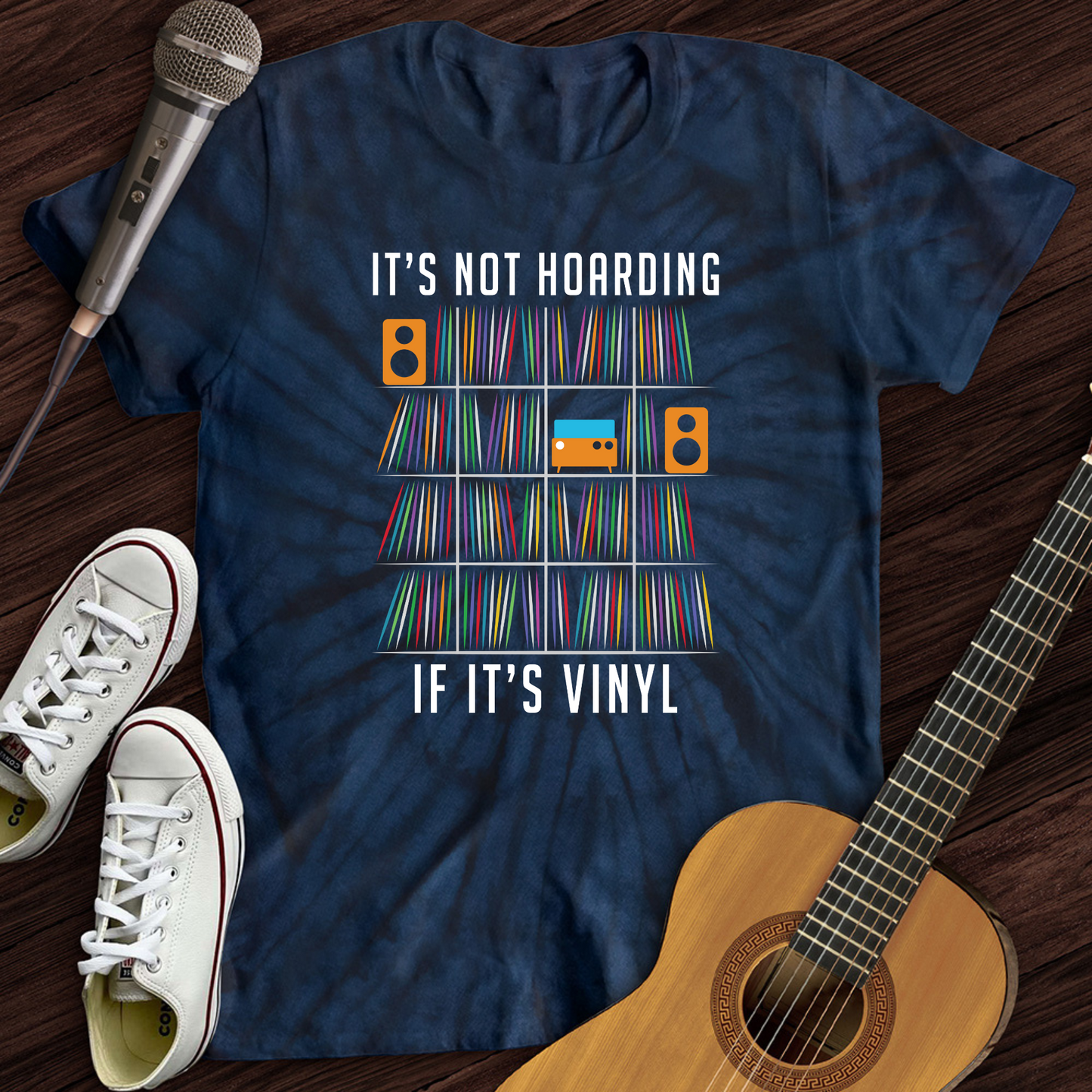 Record Collector Tie Dye T-Shirt